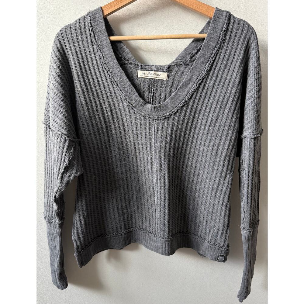 Free People We The Free Ricky thermal top women's size XS - Picture 3 of 7